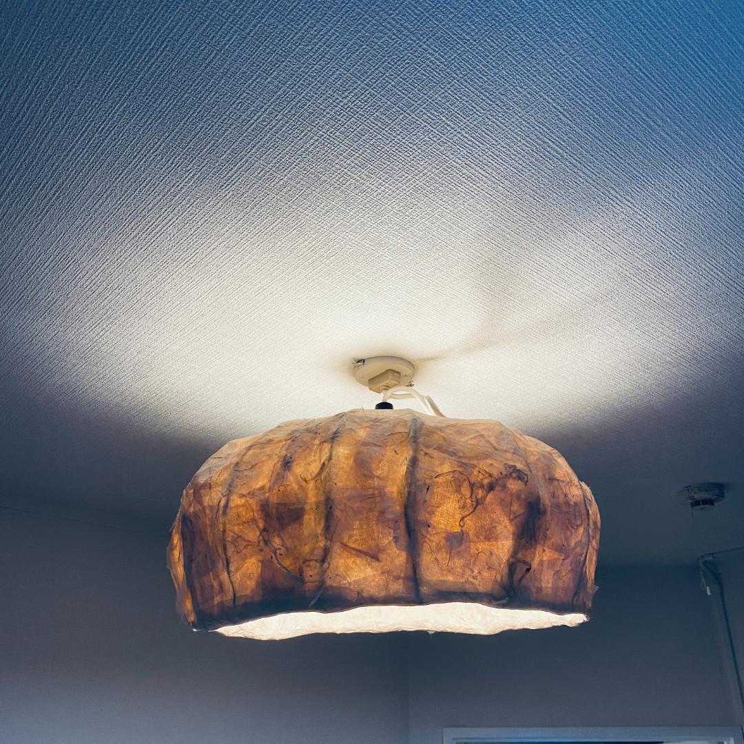 作家物 和紙 大型ランプシェード｜一点物 照明