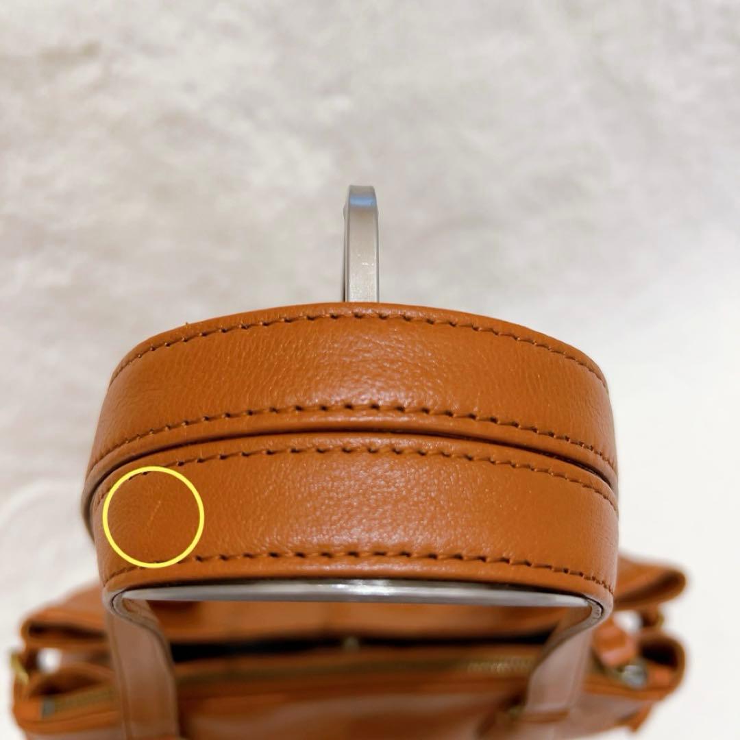 極美品 Dakota ダコタ レックス トートバッグ レザー 牛革 キャメル