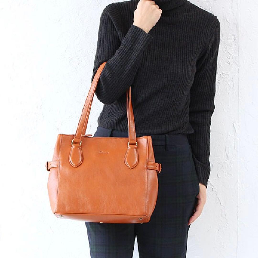 極美品 Dakota ダコタ レックス トートバッグ レザー 牛革 キャメル