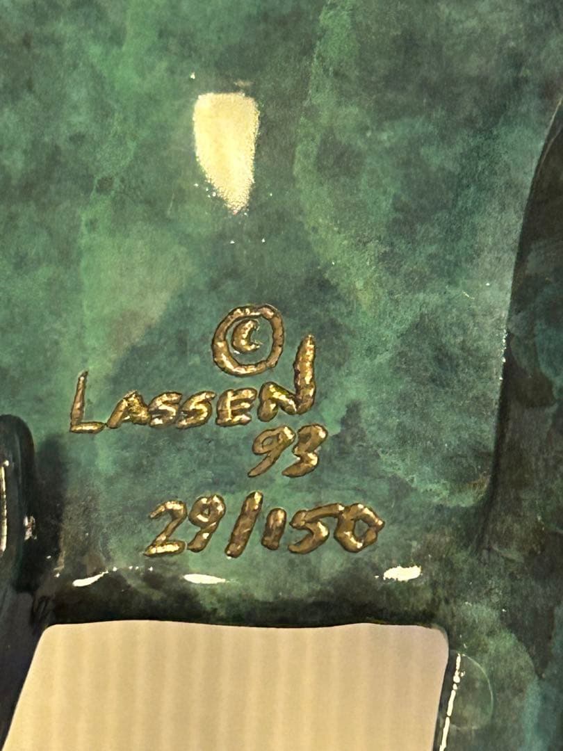 クリスチャンラッセン作　マナティのブロンズ彫刻 約35cm 3.6キログラム