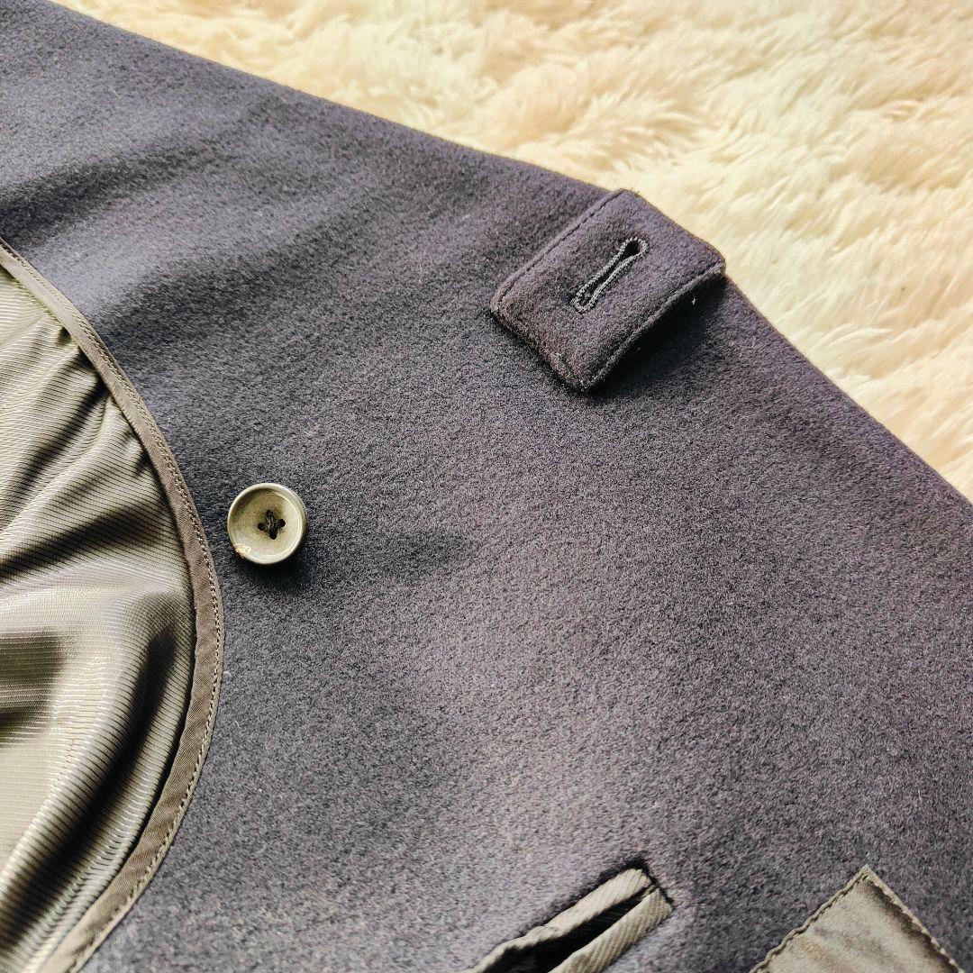 【美品】The reracs／チェスターコート／サイズ46／ネイビー