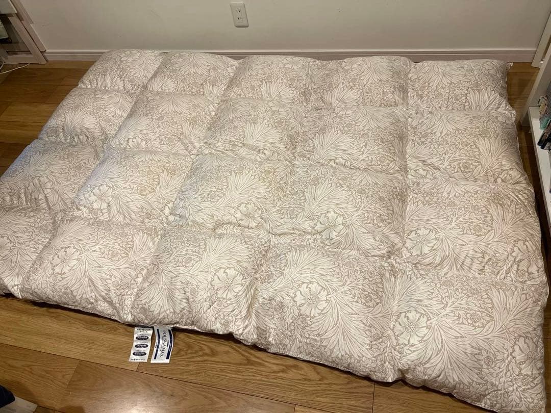 東京西川 プルミエール ホワイトコウダ・マザーグース 93% シングル 1.3k