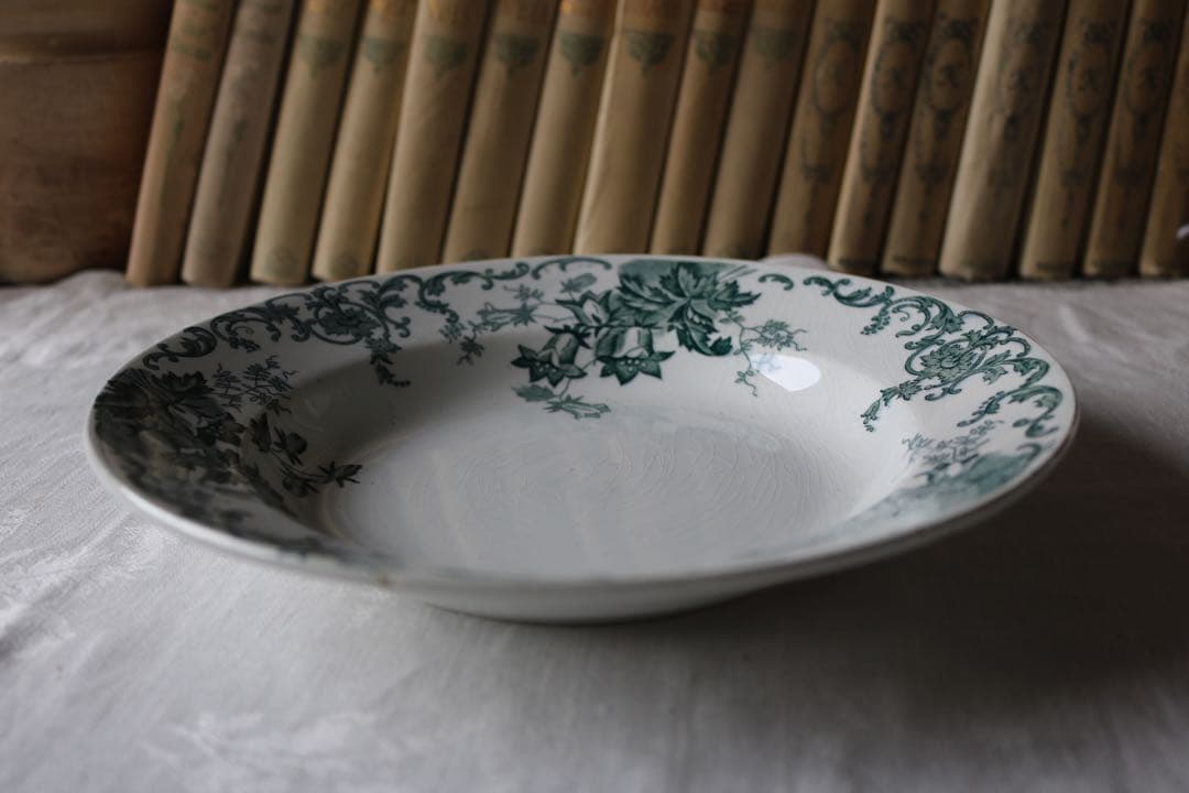 Campanule saint Amand プレート　深皿　グリーン　サンタマン