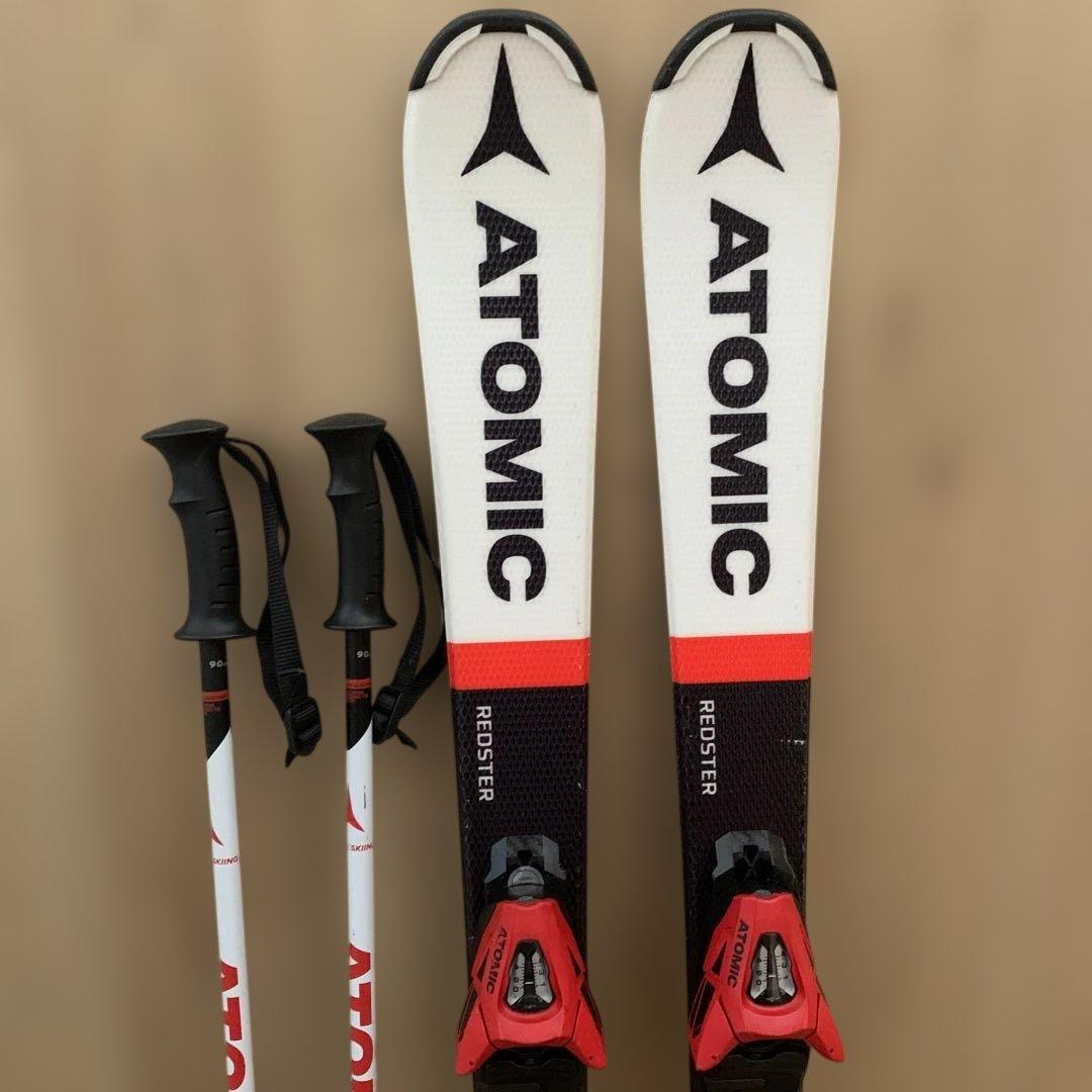 ★購入不可★ネコタ★ATOMIC キッズスキー板＆ストック　110