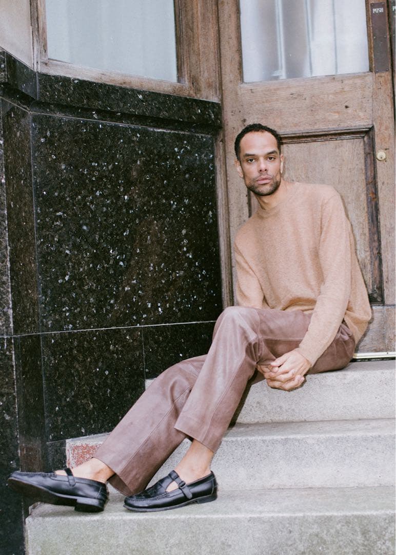 希少 AURALEE HEAVY LAMB LEATHER PANTS 24AW