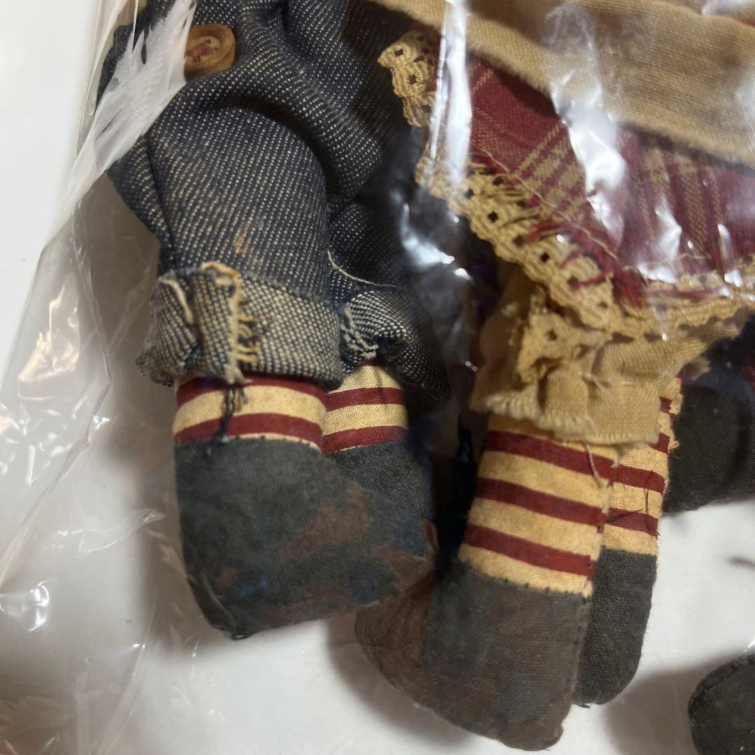 ビンテージ　アメリカカントリー人形　　家族