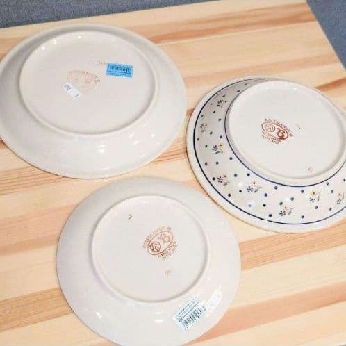 ★レア柄★ポーリッシュポタリー　プレート皿３点セット