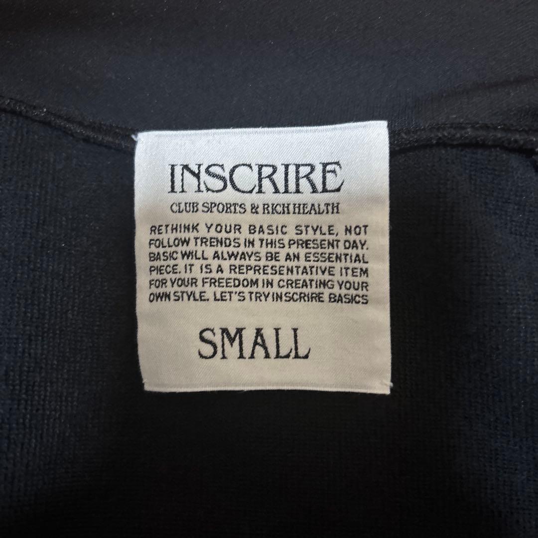 INSCRIBE ブラック ジップアップジャケット S