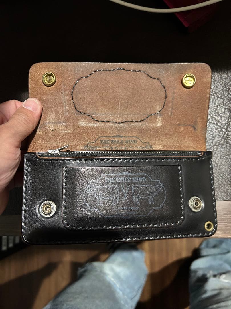 チャイルドマインドレザー　トラッカーウォレット　栃木レザー