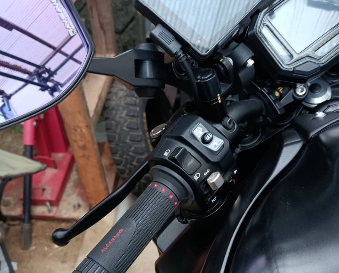 タナックスナポレオン バイクミラー ブラック