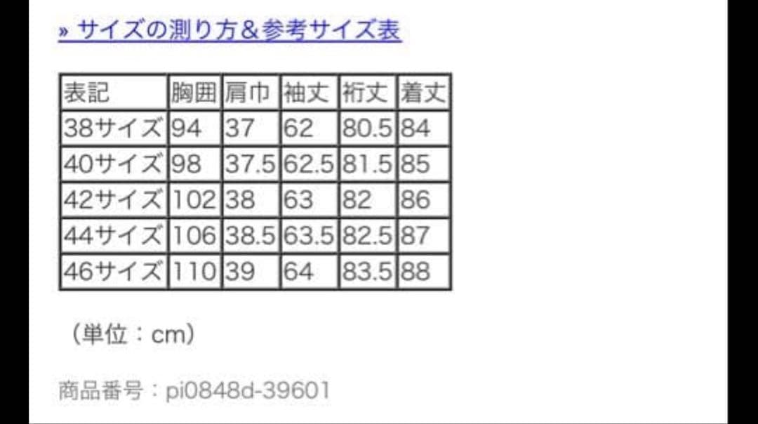B*a様 ヘルノ　国内正規品　42 ダウン