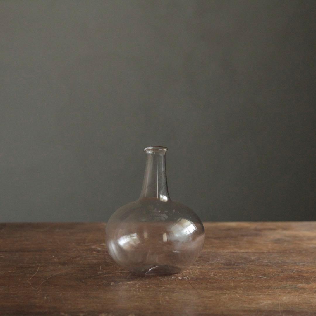 フラスコ形 ガラス 徳利 酒器 No.2 古道具 アンティーク