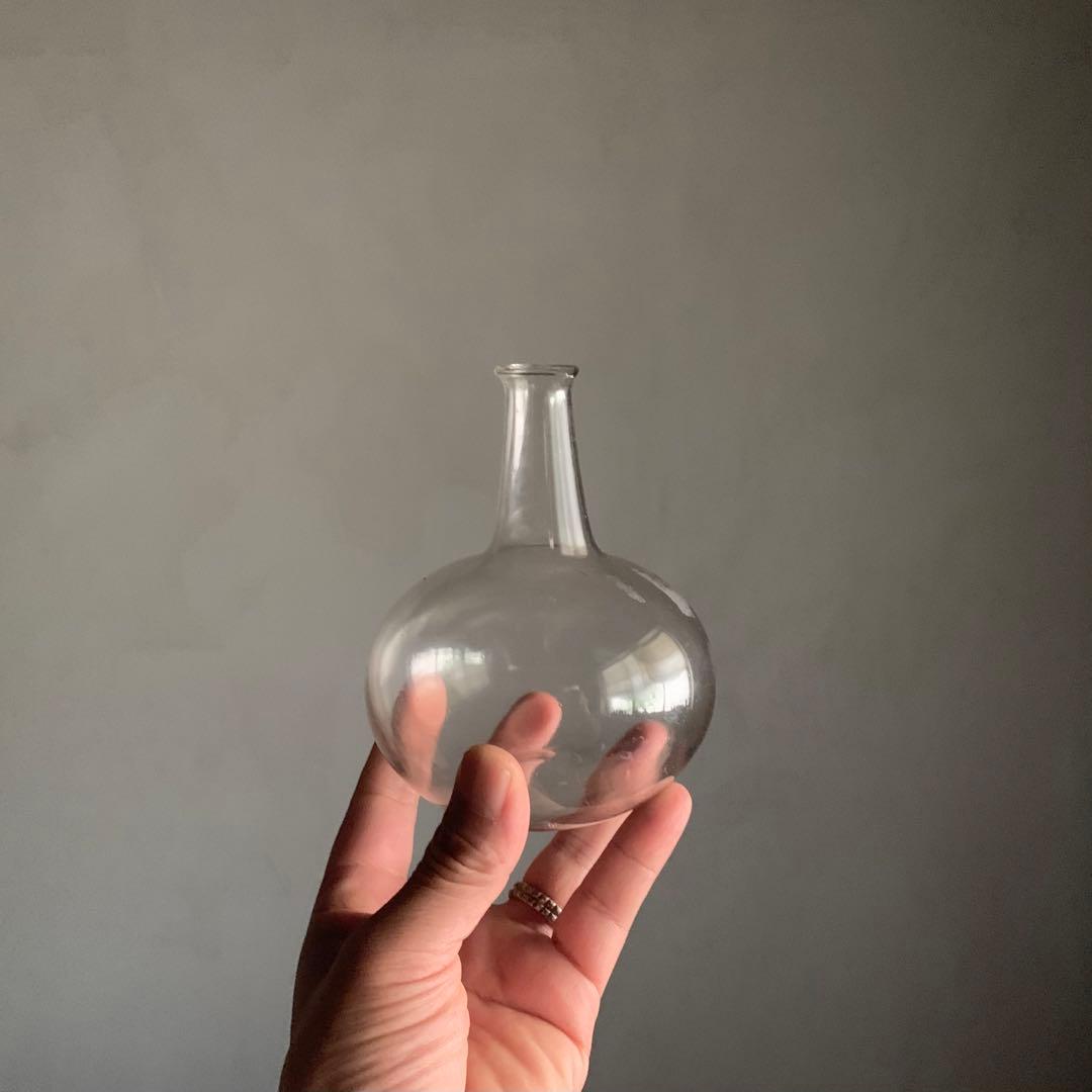 フラスコ形 ガラス 徳利 酒器 No.2 古道具 アンティーク