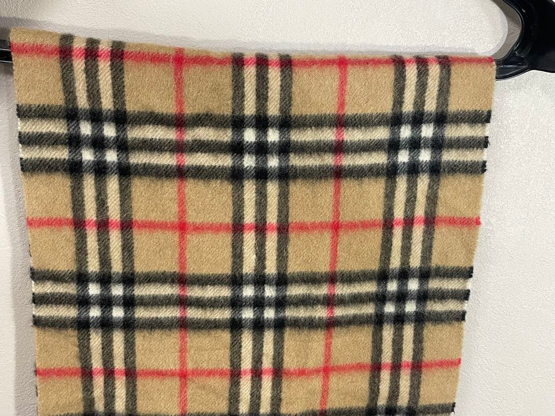 BURBERRY✨バーバリー カシミア100% マフラー ブラウン