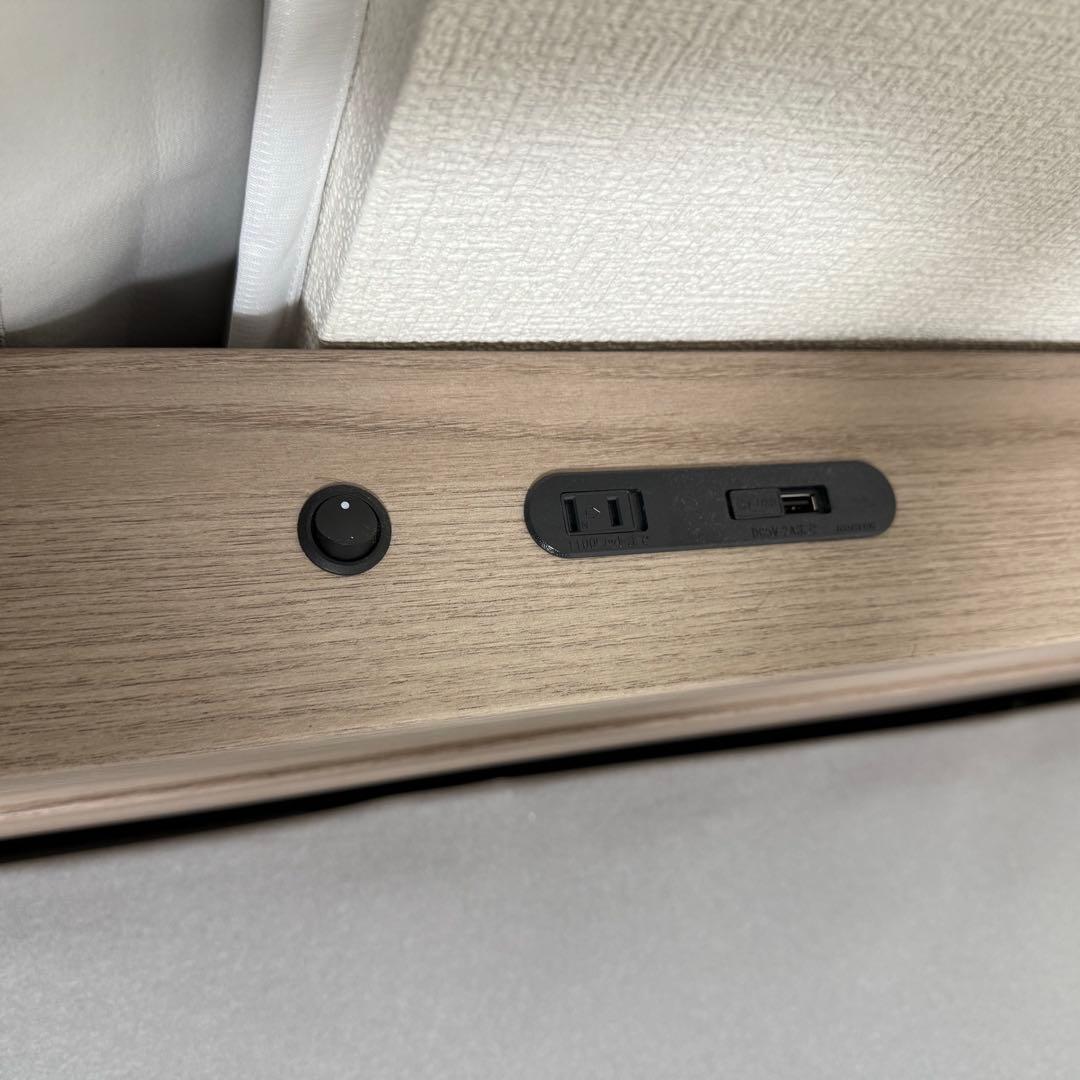 【専用商品】ニトリ　セミダブル　すのこチェストベッドフレーム　グレーウォッシュ