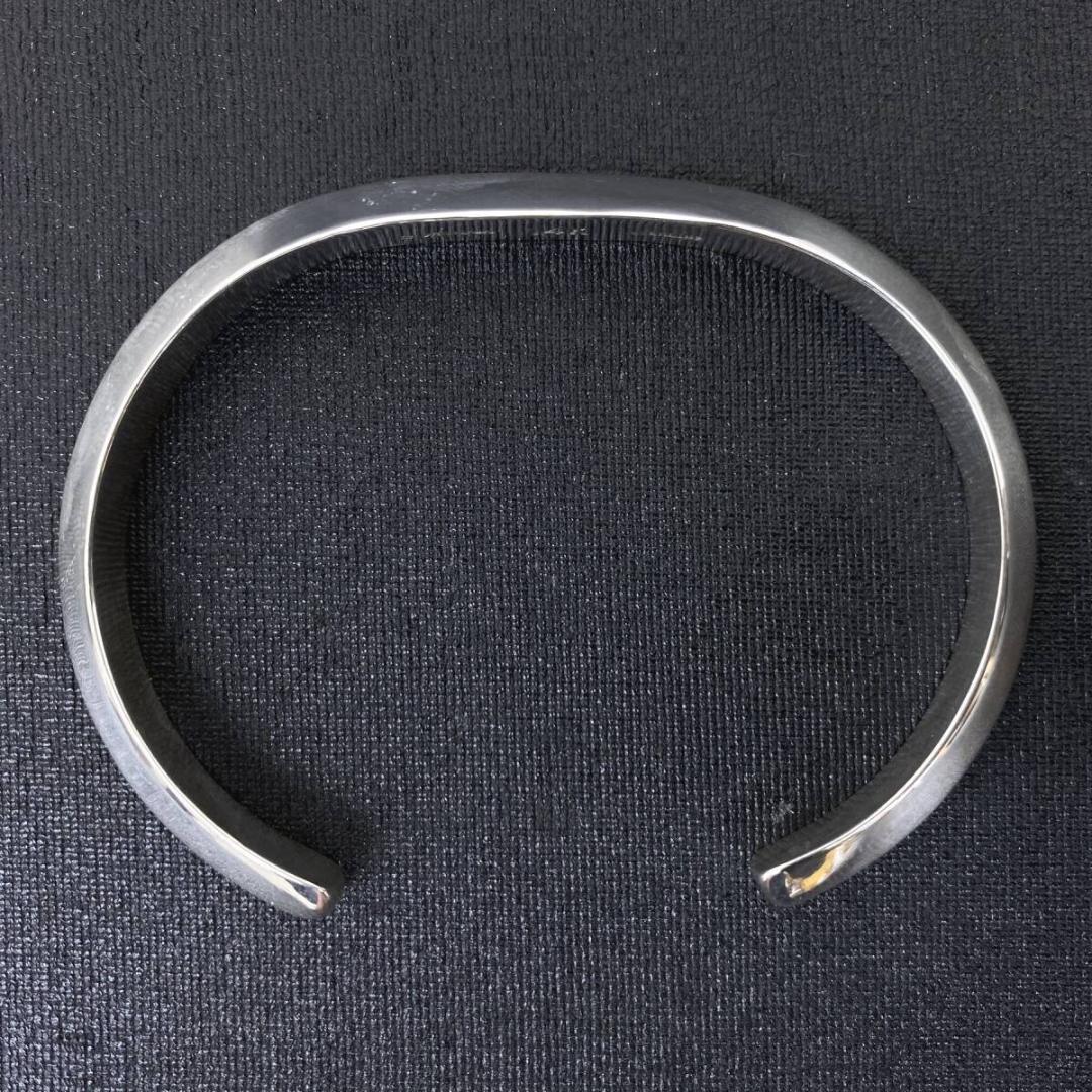 NAVAJO Bruce Morgan 14K シルバー トライアングルバングル