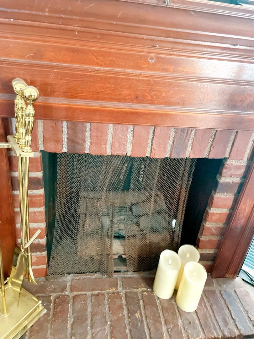 アンティーク　暖炉風　コーナー用❤️クリスマスツリー　直接取りに来られる方限定