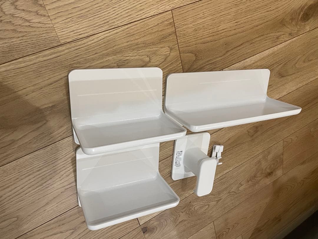 ホワイト 浴室用ラック マグネット