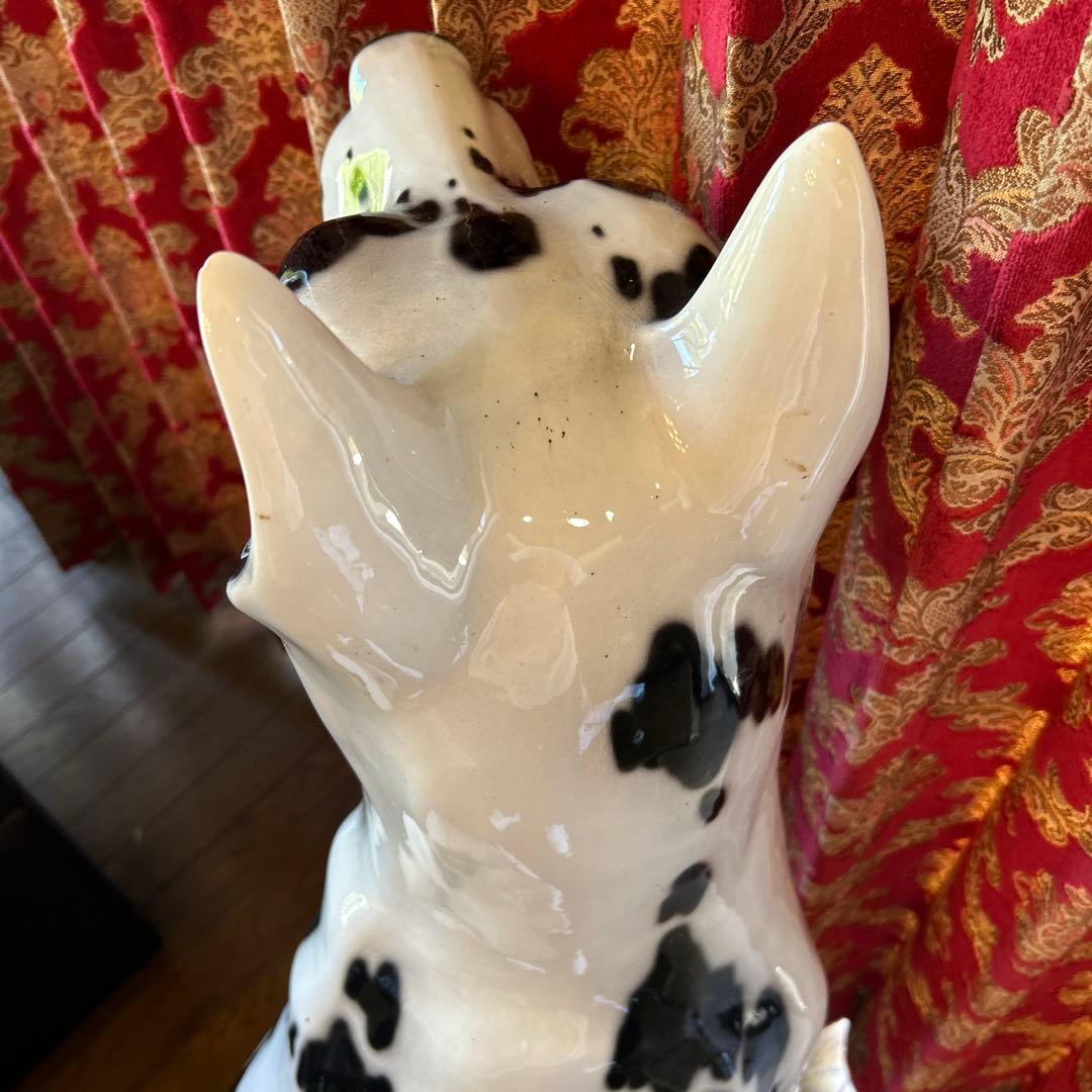 △ 犬　置物　陶器　インテリア　オブジェ　豪華