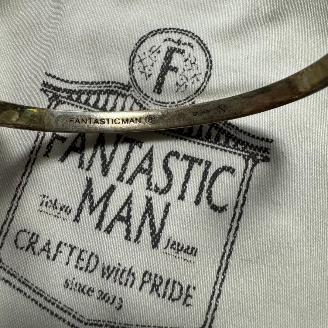 FANTASTIC MAN シルバー925 バングル スター 星柄