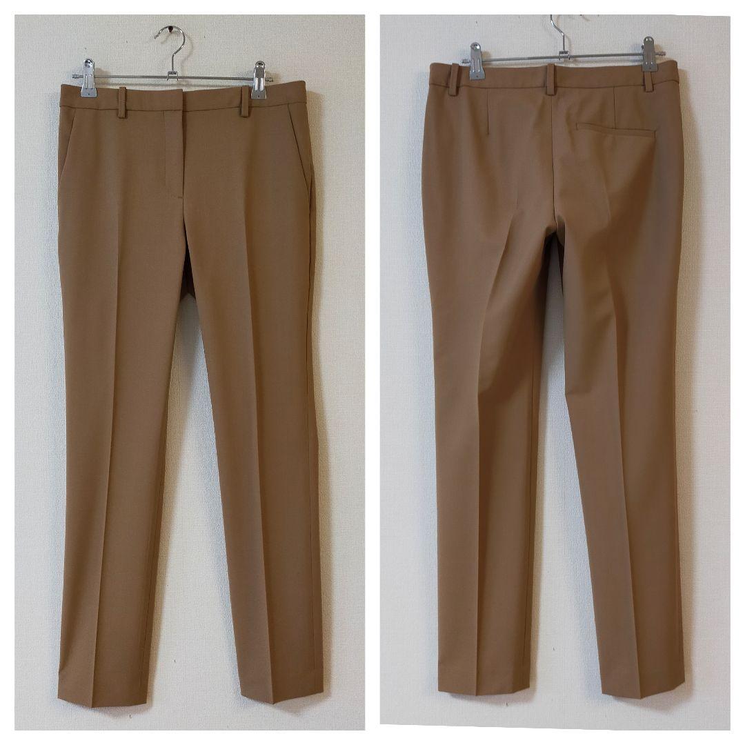 美品　Theory　現行タグ　サイズ0　キャメルカラー　パンツスーツ