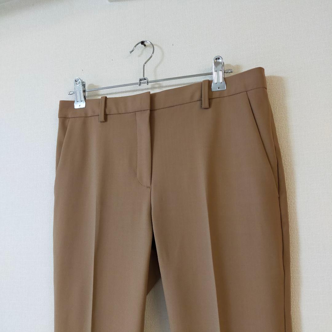 美品　Theory　現行タグ　サイズ0　キャメルカラー　パンツスーツ