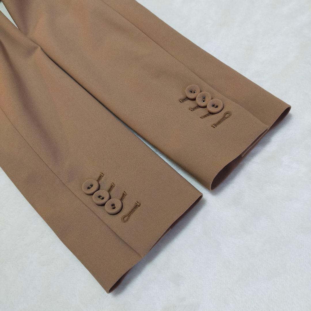 美品　Theory　現行タグ　サイズ0　キャメルカラー　パンツスーツ