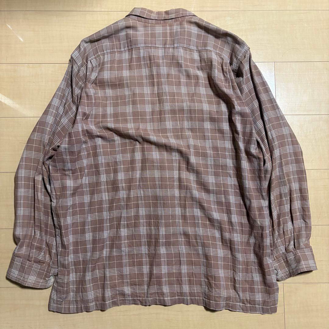 90s OLD STUSSY オープンカラー シャツ 白タグ