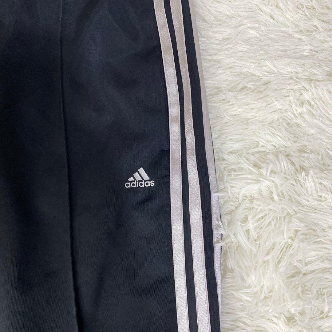 極美品 adidas アディダス トラックジャケット ジャージ ブラック L