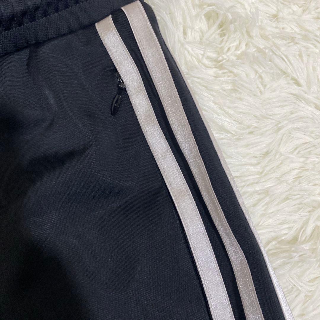 極美品 adidas アディダス トラックジャケット ジャージ ブラック L