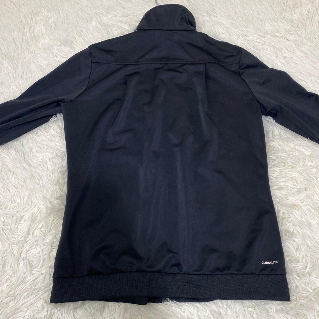 極美品 adidas アディダス トラックジャケット ジャージ ブラック L