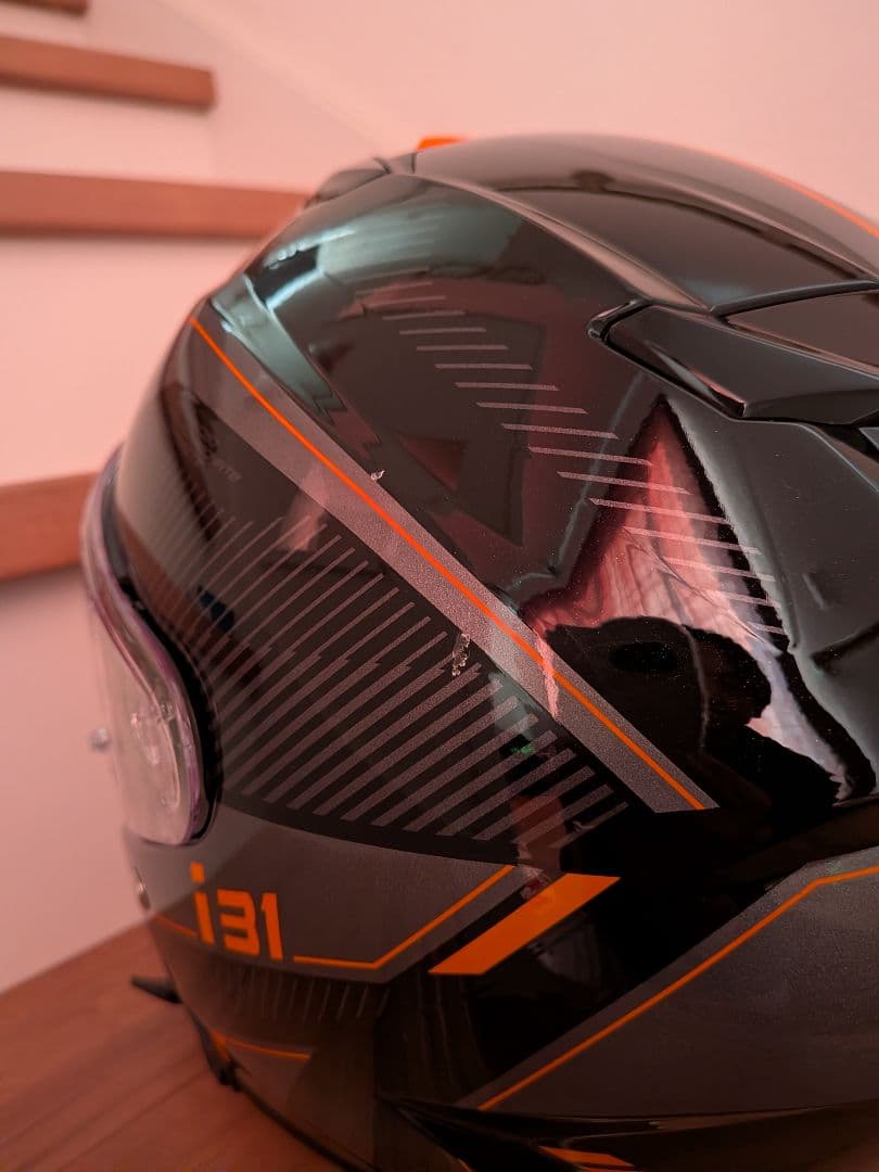 HJC i31 リノ オレンジ L サイズ　美品　2025製　ジェットヘルメット