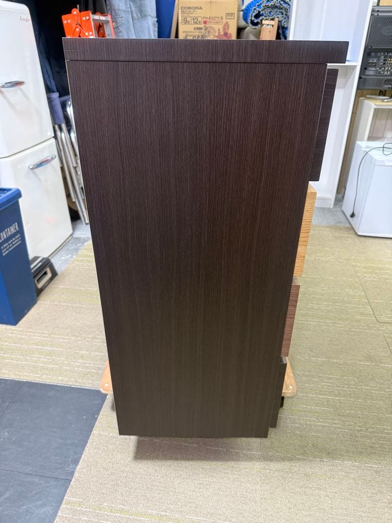 【超美品】【洗浄消毒作業済】ニトリ　ローチェスト(カレナ 120LC DBR)