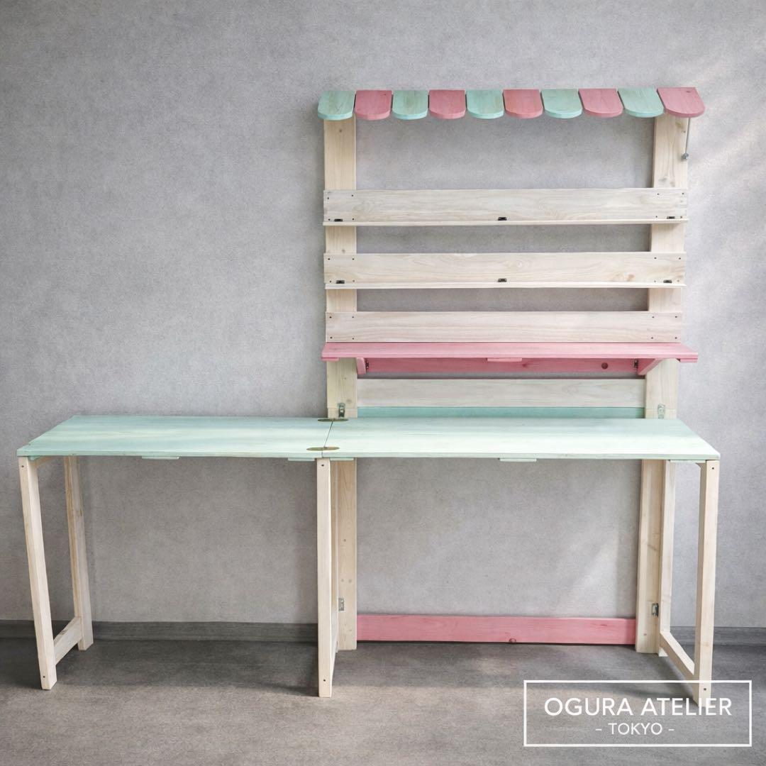 ⚫︎イベント什器/送料込/折りたたみ什器/マルシェ/大型什器/棚/ディスプレイ