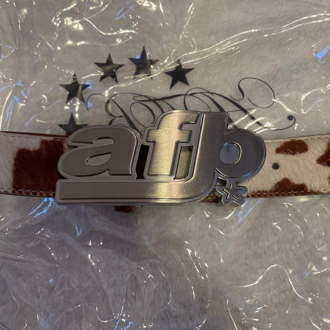 小物 LOGO BUCKLE BELT afb