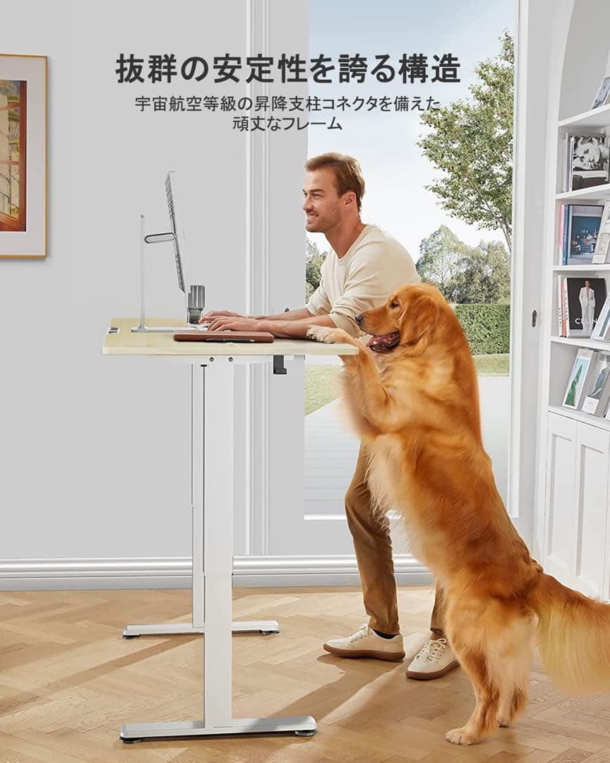 ★ErGear 電動ワーク・スタンディング・昇降デスク  新品・未使用 匿名配送