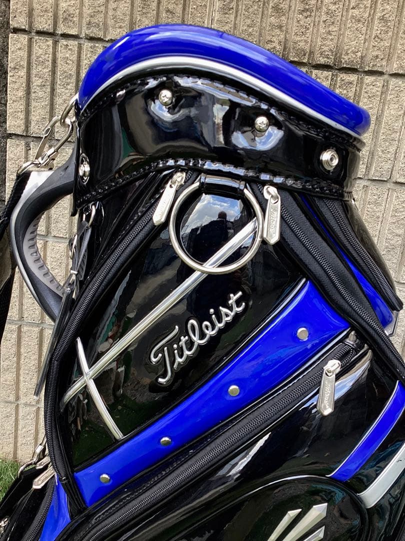 パ*ロ様 Titleist タイトリストエナメルキャディバッグ