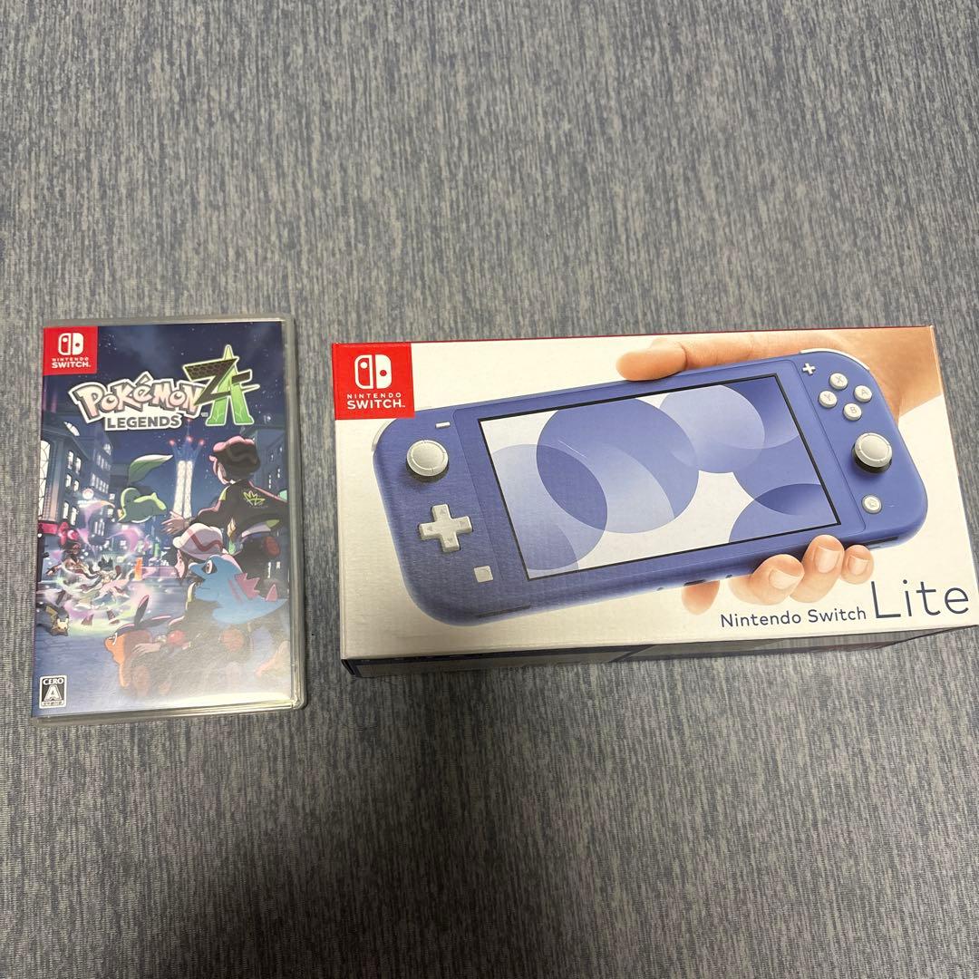 Nintendo Switch Lite ブルー　& ポケモンレジェンズZA
