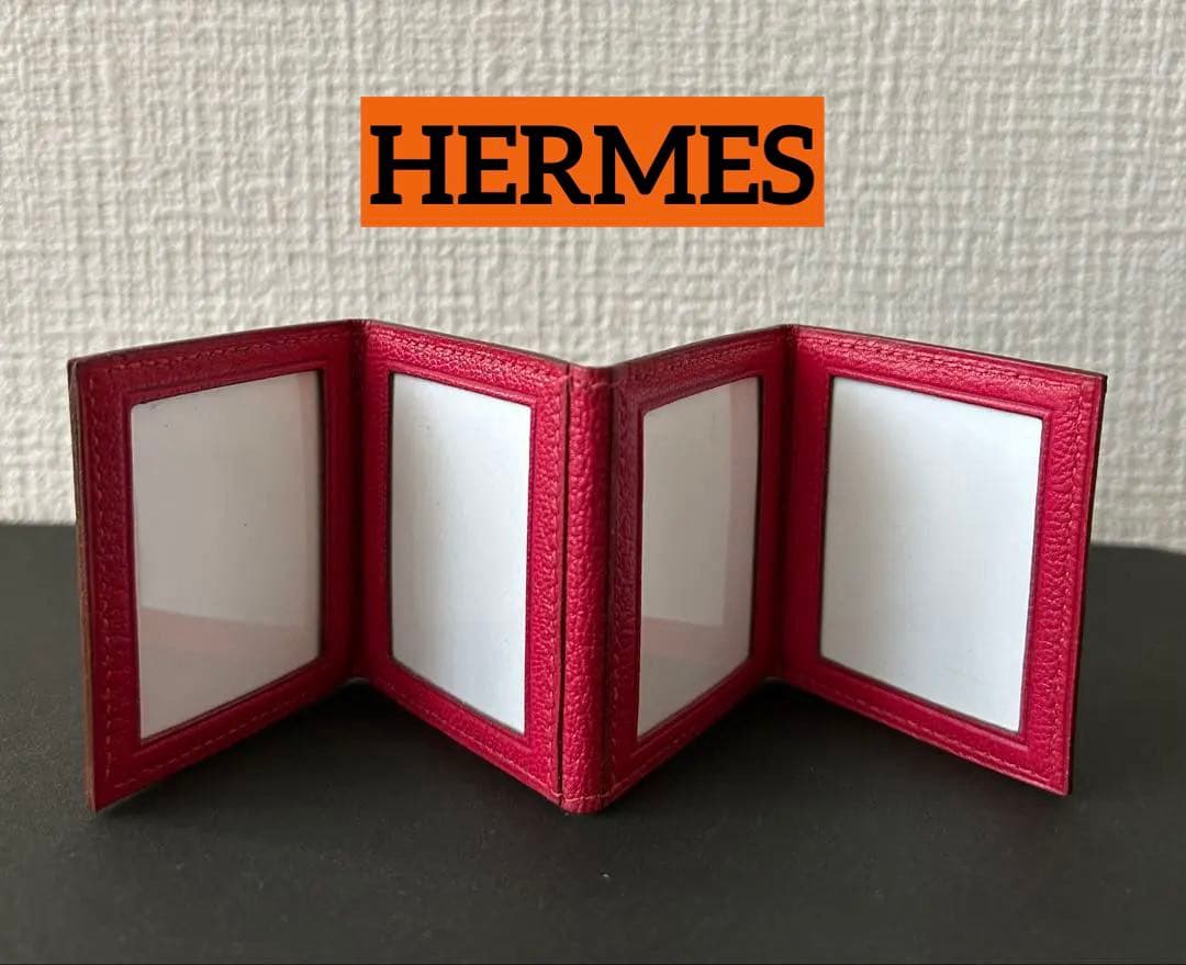 【希少品】☆HERMES エルメス4連ミニフォトフレーム☆-即日発送-
