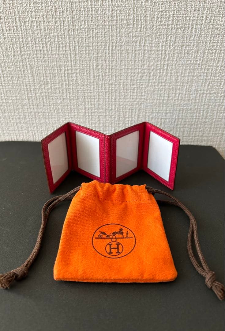 【希少品】☆HERMES エルメス4連ミニフォトフレーム☆-即日発送-