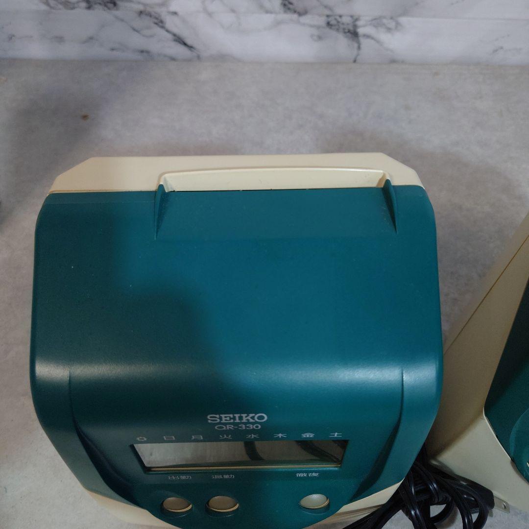 セイコー SEIKO QR-330 タイムレコーダー（タイムカード） ２台セット