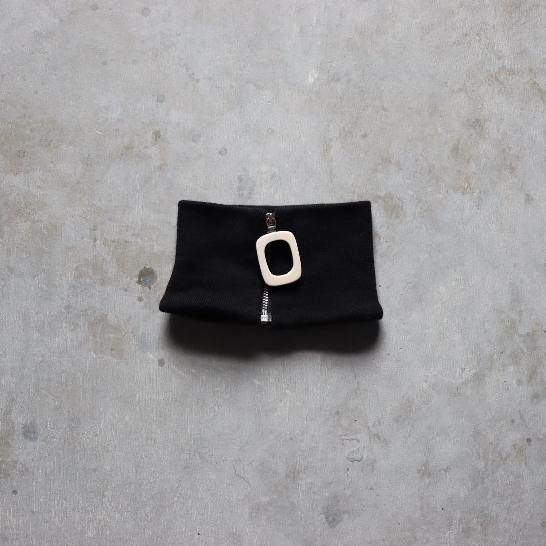 JW Anderson archive ジップネックウォーマー 白黒 秋冬
