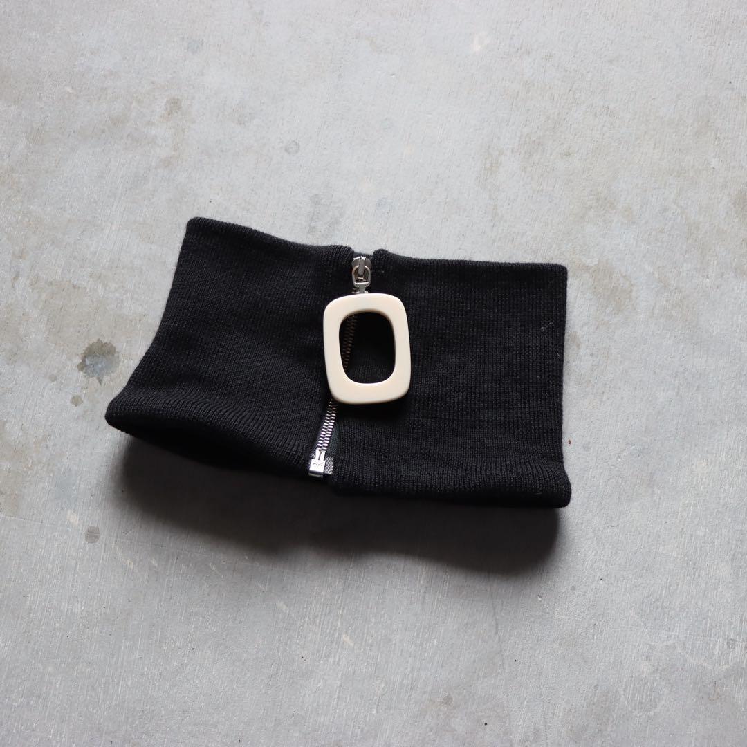 JW Anderson archive ジップネックウォーマー 白黒 秋冬
