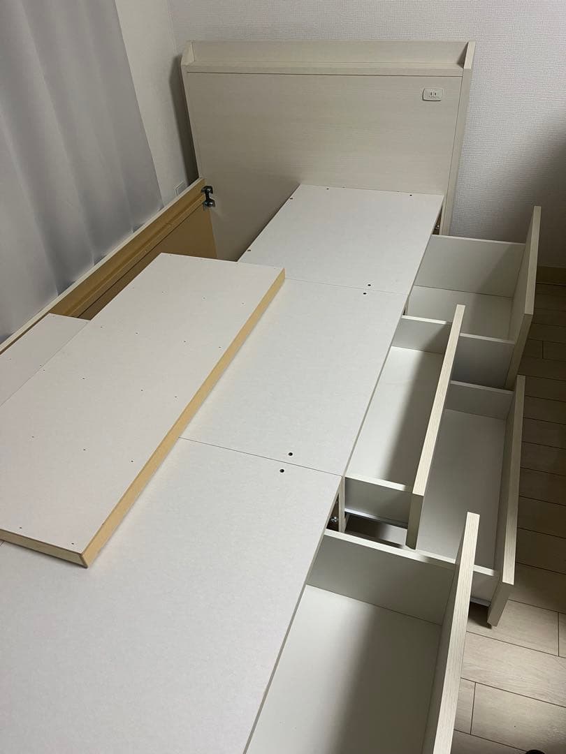 【2/13迄・送料込】ニトリ ジオチェスト40J 大容量収納・コンセント付