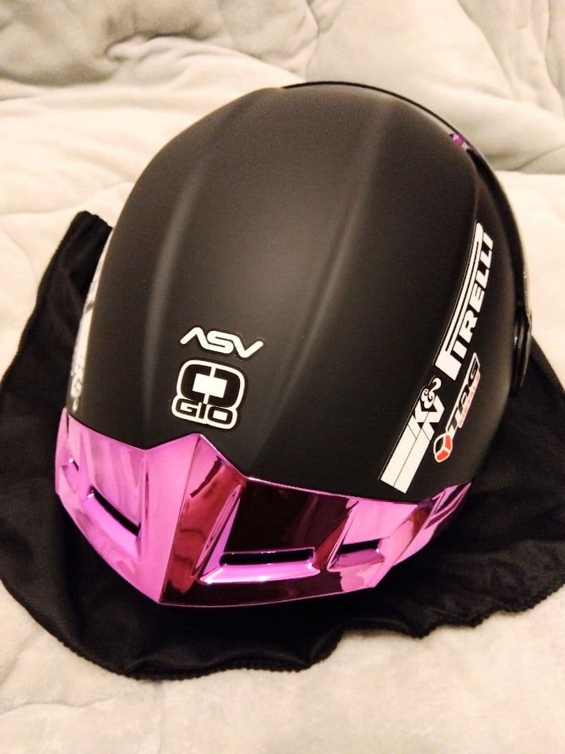 【新品】限定デザイン１点物！希少色！★システムヘルメットXL『工房SSS』制作！