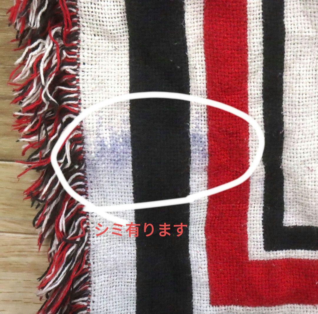 ミッキーマウス 大判ラグ フリンジ付き