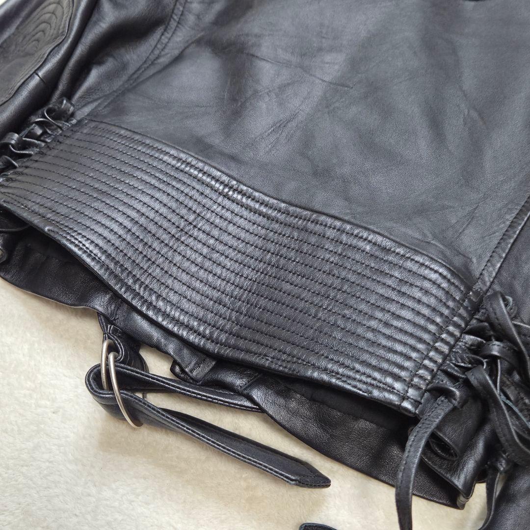 Paul Smith ポールスミス　ダブルライダースジャケット　ラムレザー　L