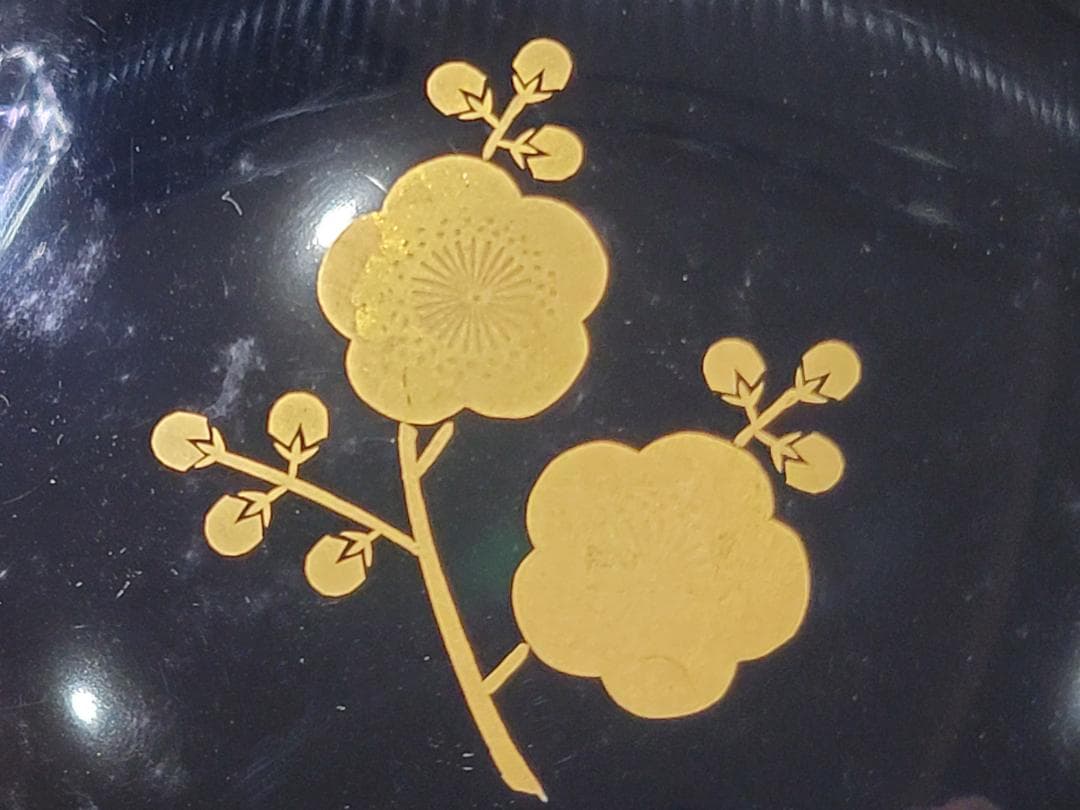 梅蒔絵 丸重 共箱 DT790