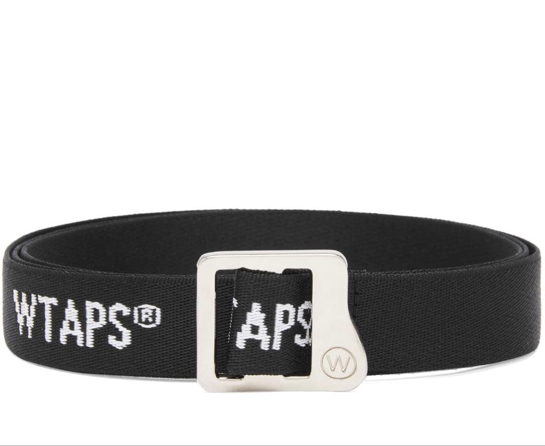 WTAPS ブラック ウェビングベルト