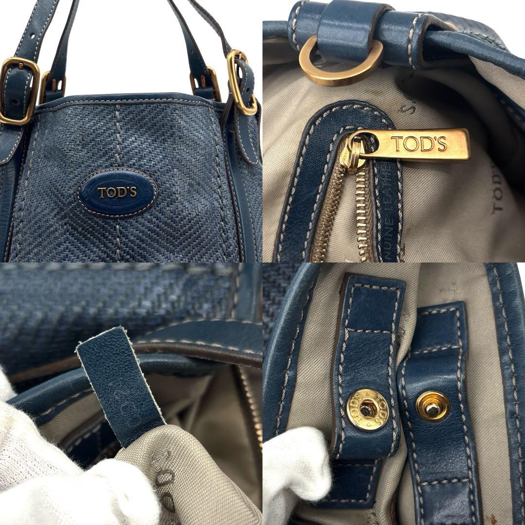 millie様TODS トッズ ２WAY ショルダー　トートバッグ　ロゴ　金具